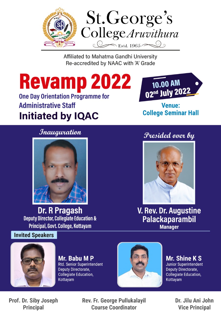 Revamp 2022 - Orientation for Administrative Staff 